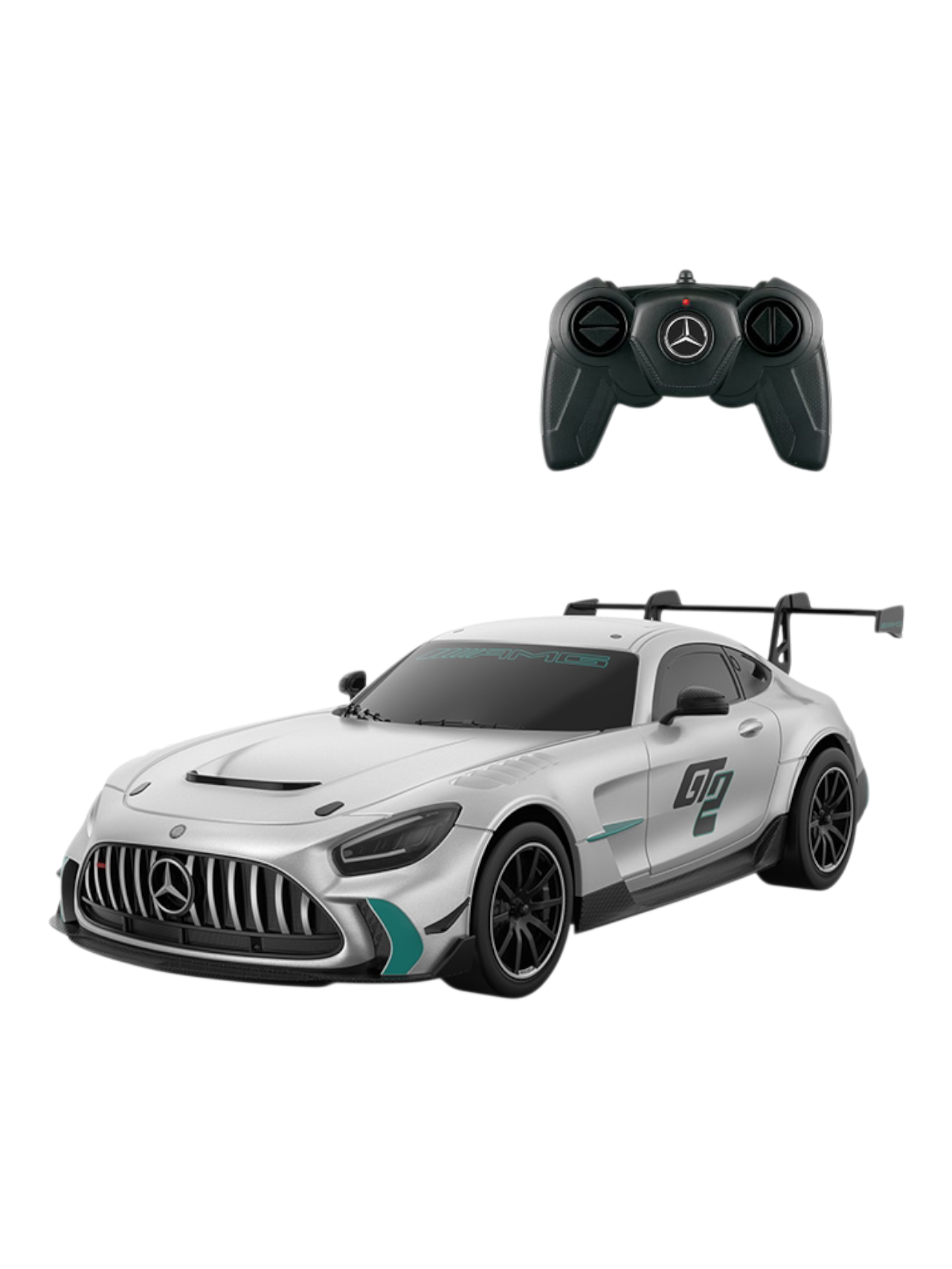 RASTAR MERCEDES-AMG GT2 10230 RC CAR 1/24 SCALE (SILVER)