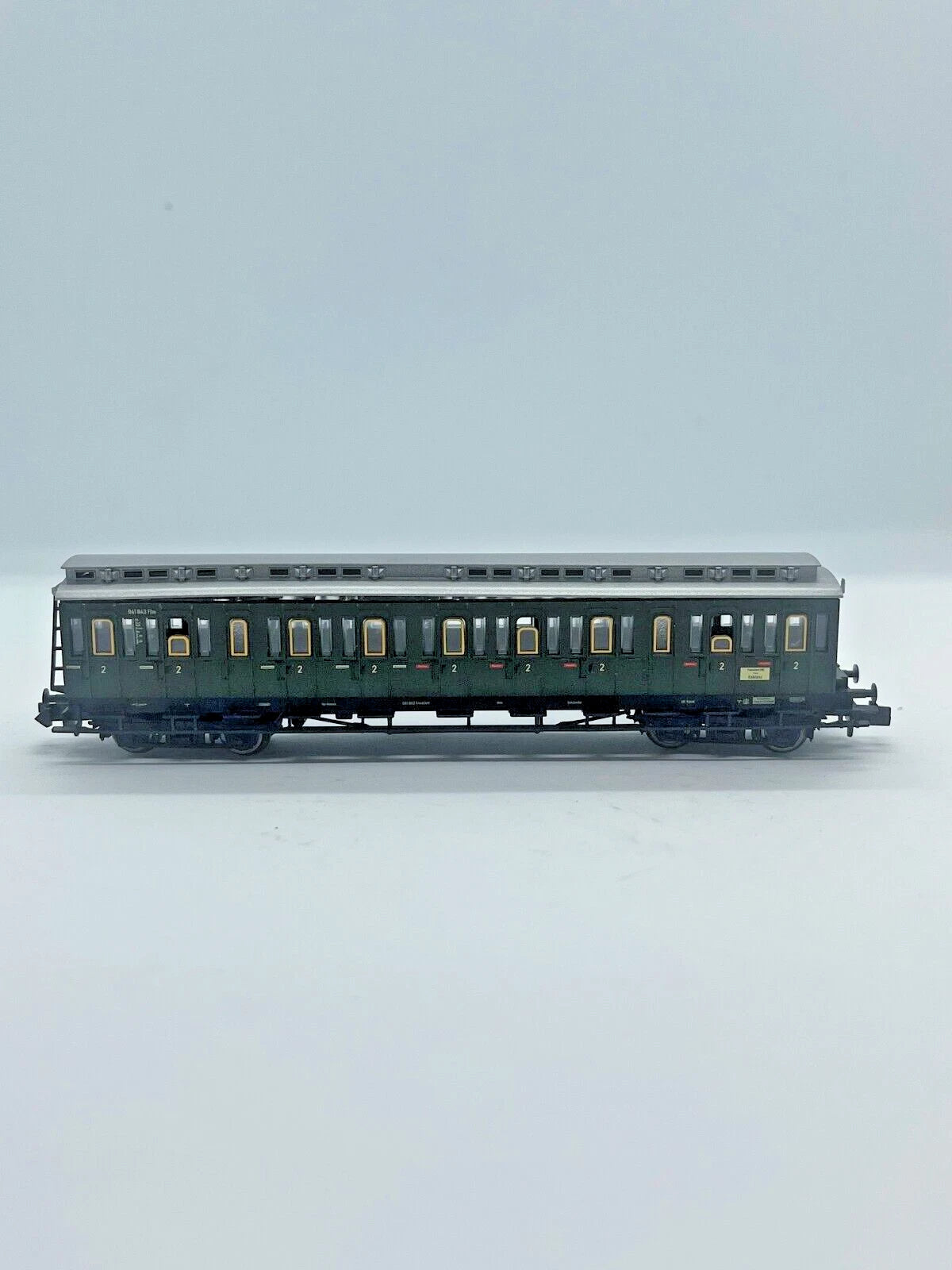 FLEISCHMANN HO 8046 K 2ND CLASS COMPARTMENT COACH B4 041843 FFM OF THE DB
