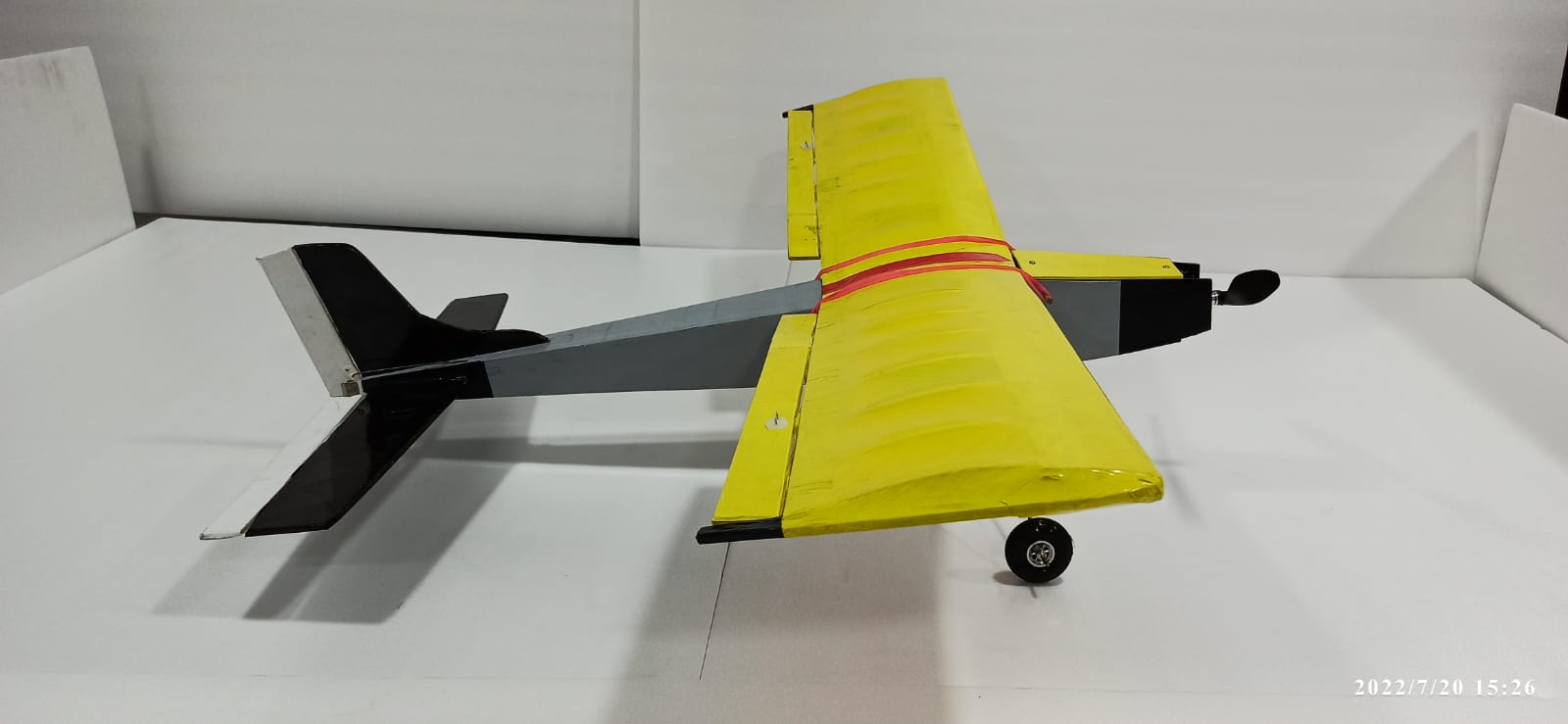 Rc Airplane Electric Premiere Balsa Yellow & Grey Arf