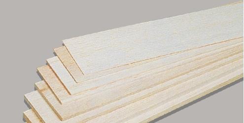 BALSA SHEET 4MM(4X100X1000MM)PACK OF 5PC