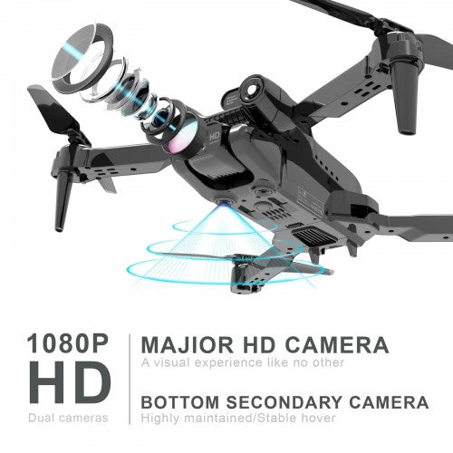 Toy F22 4K Fpv Double Camera Movie Level Drone- With Camera