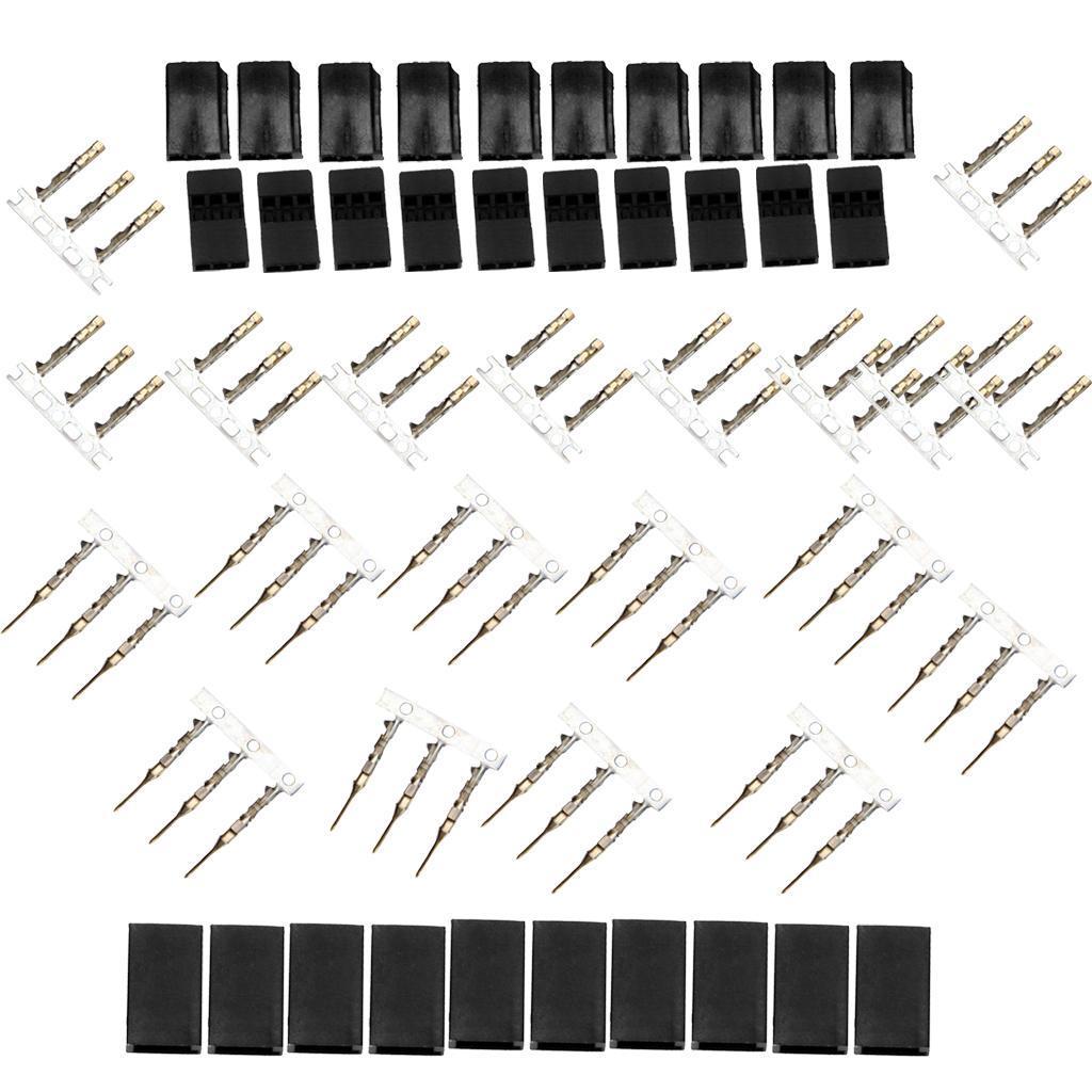 Servo Plug Set Jst-SH (Futaba) Gold Plated  -10Pcs