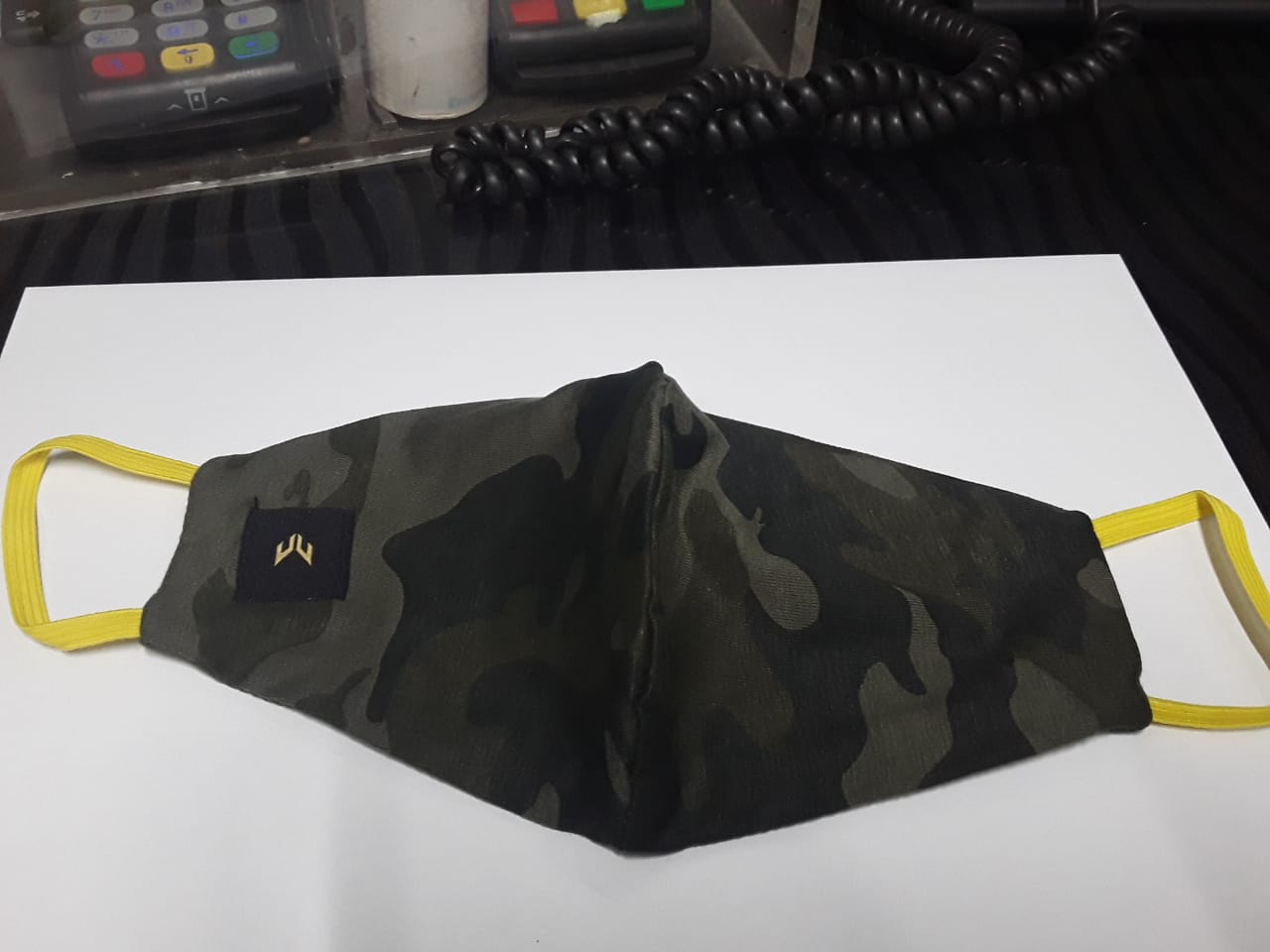 Face mask Camo Army Green Dark Small