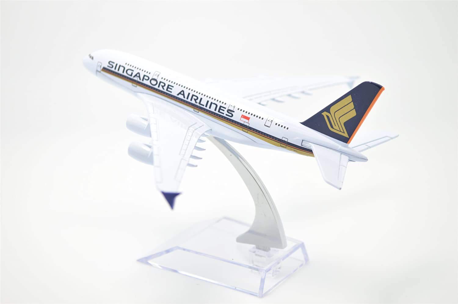Airplane Metal Diecast Singapore Airline A380 16Cm