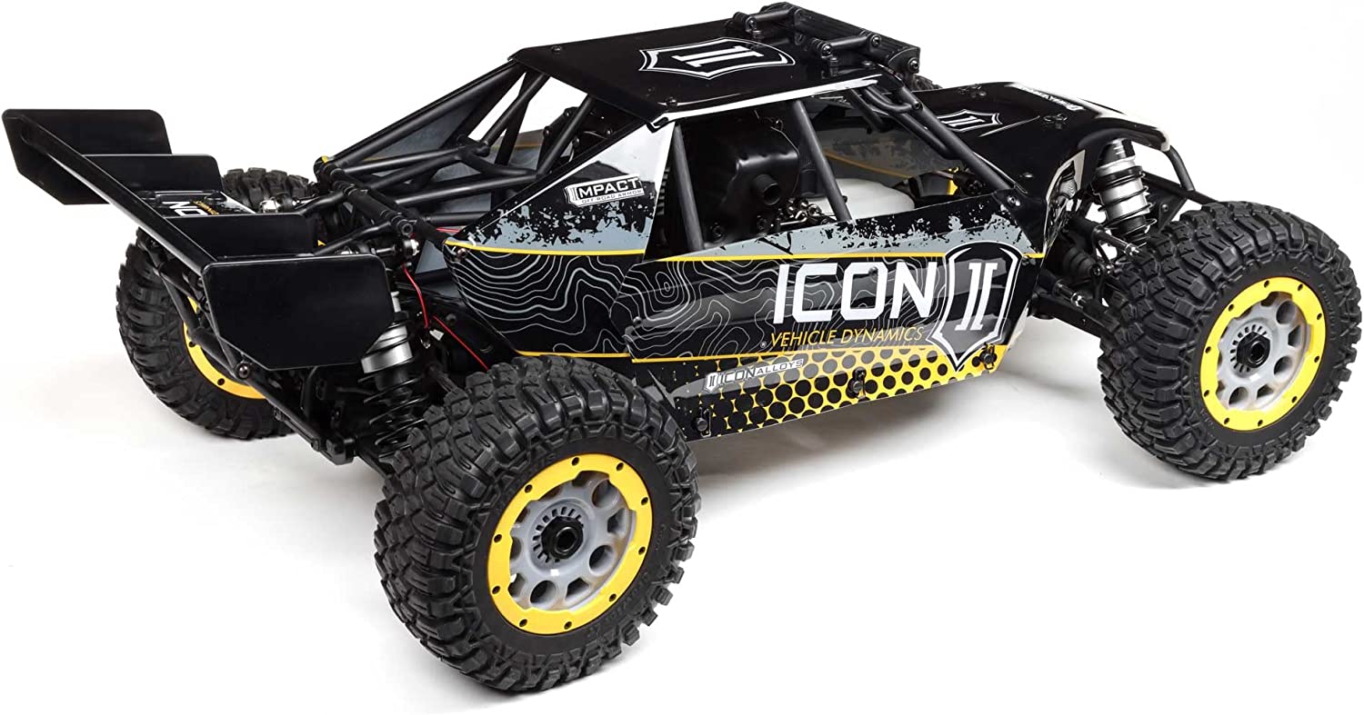 Losi 1:5 Scale Dbxl 2.0 4Wd Gas Buggy Rtr (Icon) W/Spektrum Slt3 2.4Ghz Radio (Los05008T1) BLACK