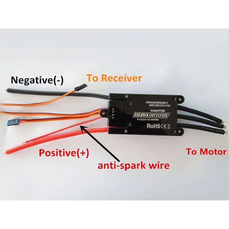 JP Hobby Mantis 150A HV ESC 6-12S OPTO