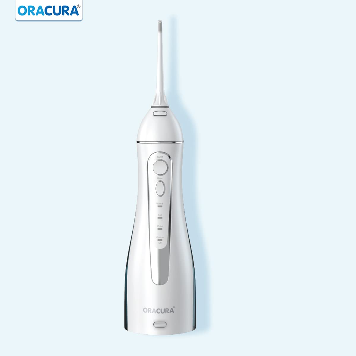 Smart Plus Water Flosser Oc200 With 5 Tips Portable Rechargeable With Upgraded And Elegant Design Black Colour