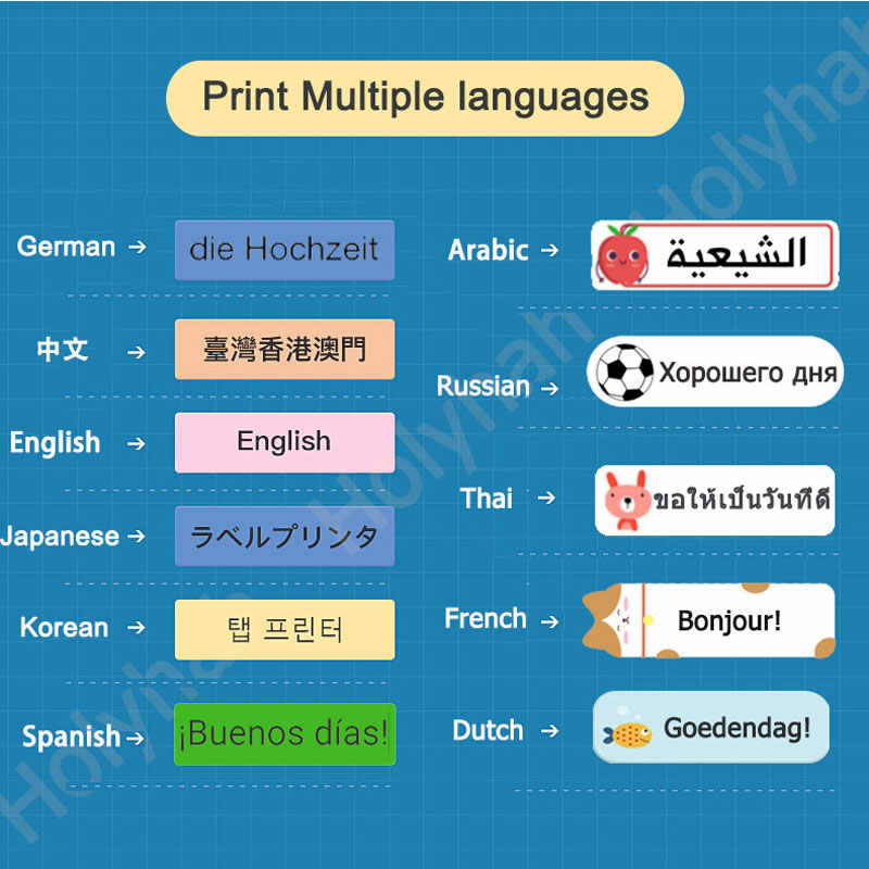 Thermal Label Printer Mini D11
