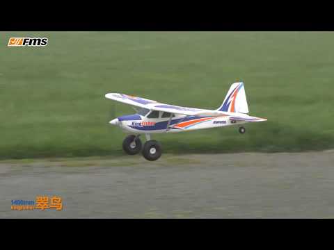 Fms 1400Mm (55.1") Kingfisher Pnp With Wheel,Floats,Skis And Flaps Pnp