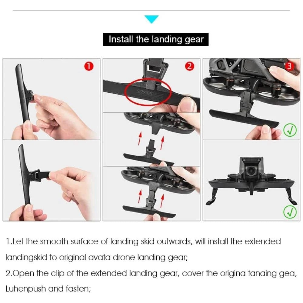 Height Extender For Dji Avata Landing Gear Leg Protection Accessories
